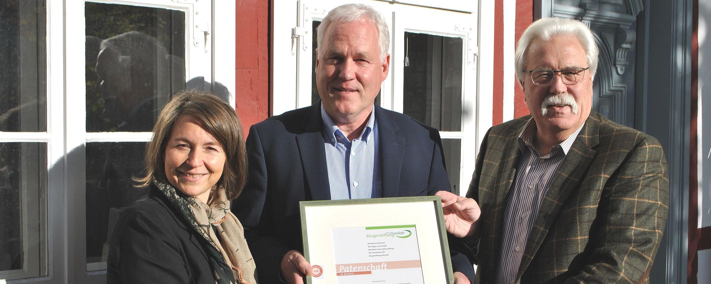 Bronze für Gütersloh Bürgerstiftung Gütersloh